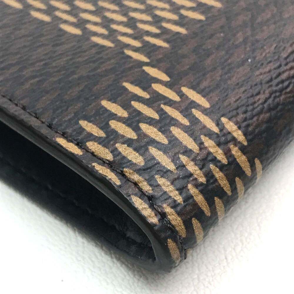 LOUIS VUITTON Authentic Brown Damier Canvas Pochette Clutch Bag - Picture 3 of 10